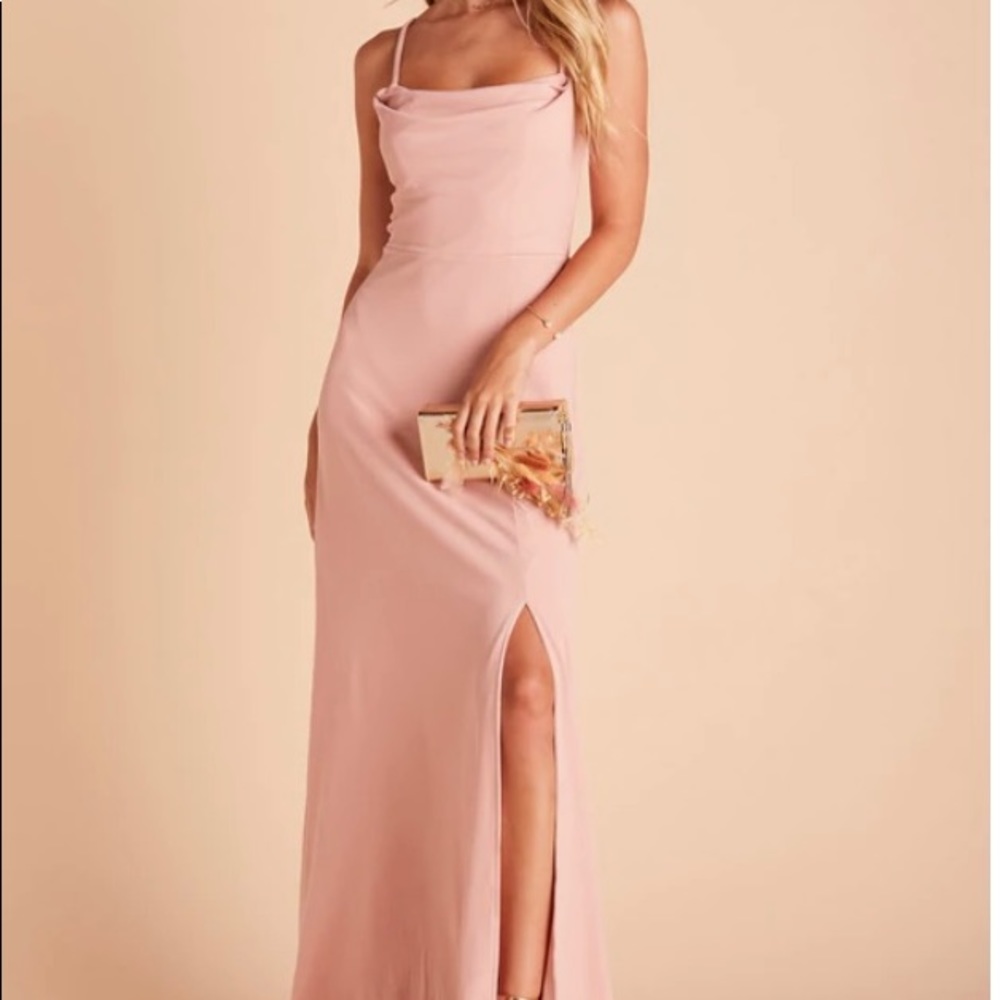 Birdy Grey Ash Crepe Dress in color Dusty Rose